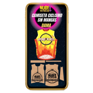 CAMISETA CICLISMO SIN MANGAS DAMA