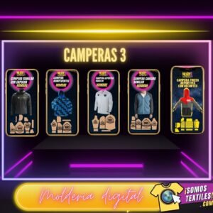 Combo camperas 3- molderia digital